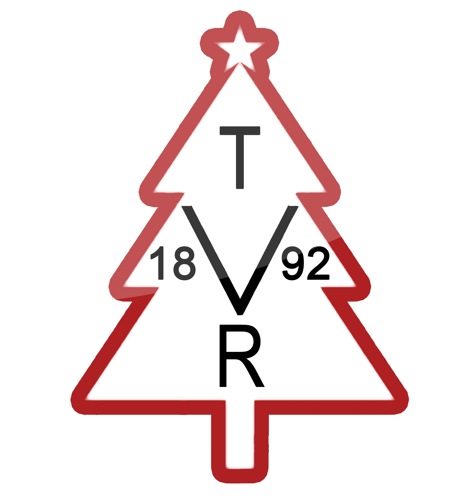 TVR Weihnachtslogo weiß