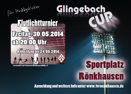 14 Flyer Glingebachcup Vorderseite